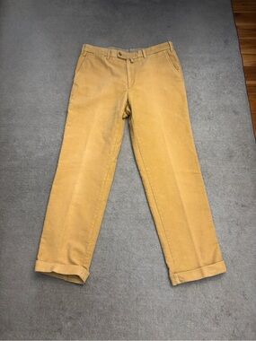 Kirsch German Made Brushed Cotton Trouser Pants Tan Men’s